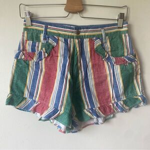 Camptown club vintage new with tag striped rainbow shorts